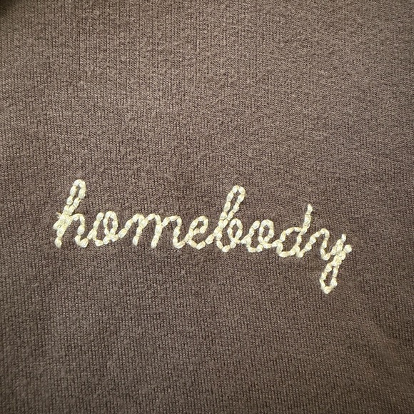 Magnolia Homebody Hoodie Pullover Sweatshirt Neutral Gray Medium - Picture 3 of 4